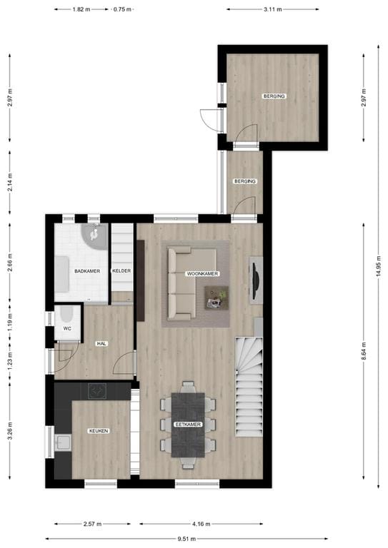 Twee-onder-één-kap te koop: Leenstraat 4, Landgraaf