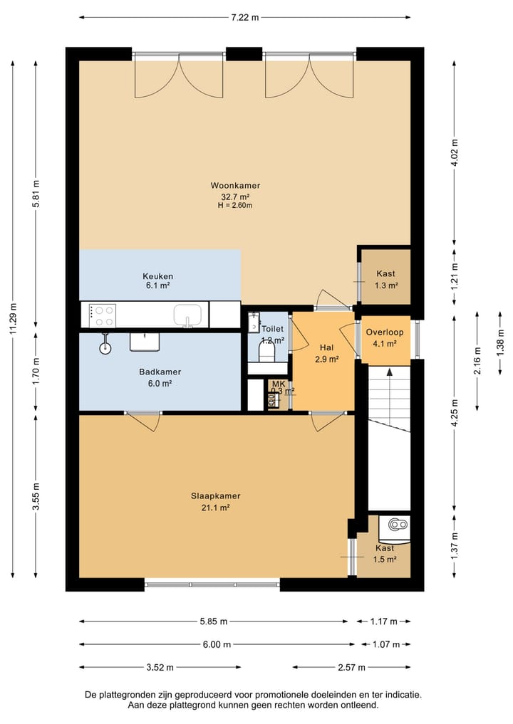 Appartement te koop: De Wetstraat 3A, Almelo
