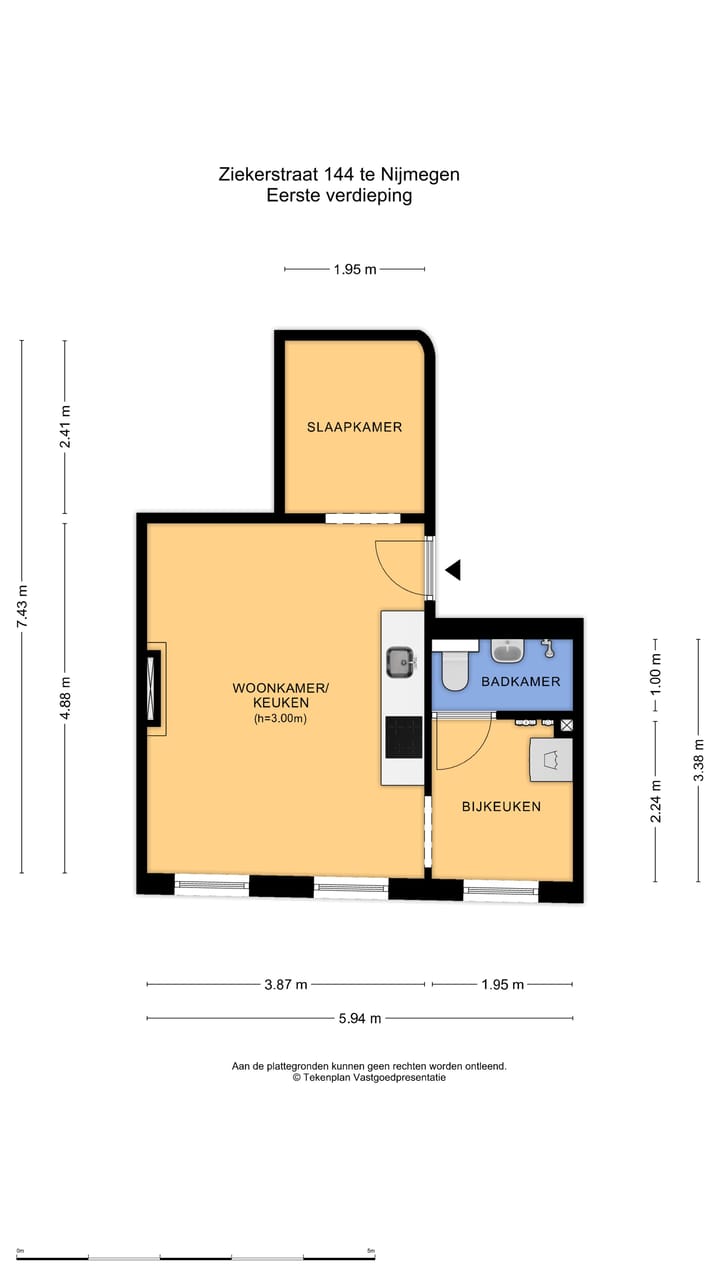 Appartement te koop: Ziekerstraat 144, Nijmegen