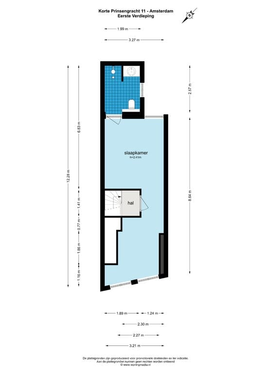 Appartement te huur: Korte Prinsengracht 11B, Amsterdam