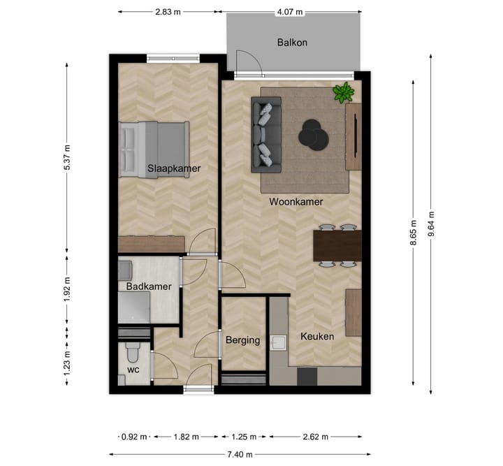 Appartement te koop: Mariabad 7, Heerlen