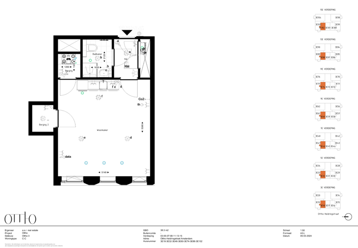 Studio te huur: Ottho Heldringstraat 3E102, Amsterdam