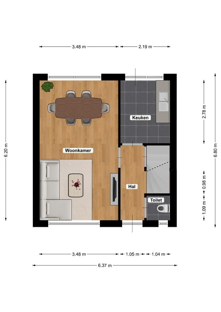 Hoekwoning te koop: Burgemeester Loysonstraat 7, Landgraaf