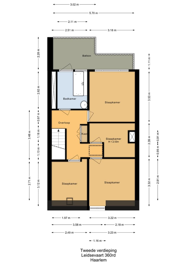 Appartement te koop: Leidsevaart 360RD, Haarlem