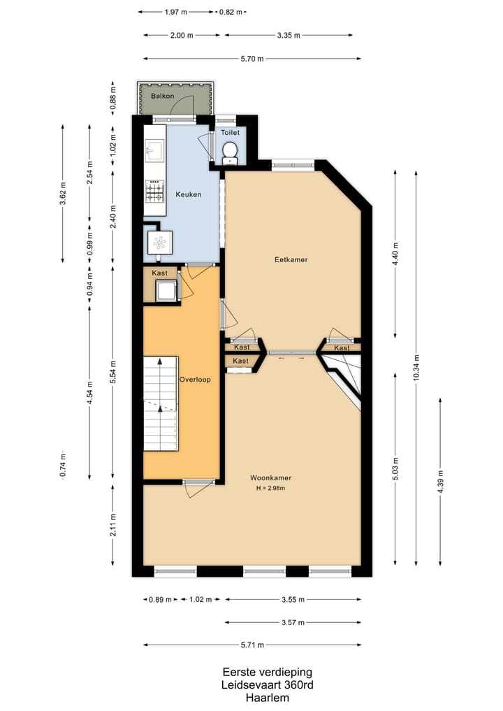 Appartement te koop: Leidsevaart 360RD, Haarlem