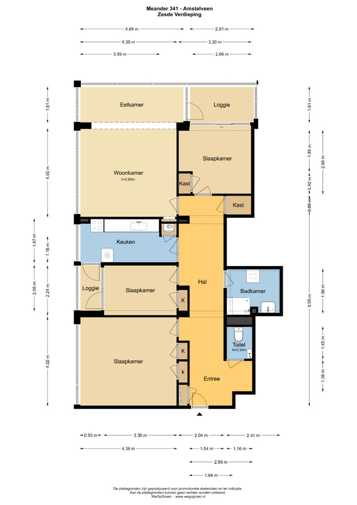 Appartement te koop: Meander 341, Amstelveen