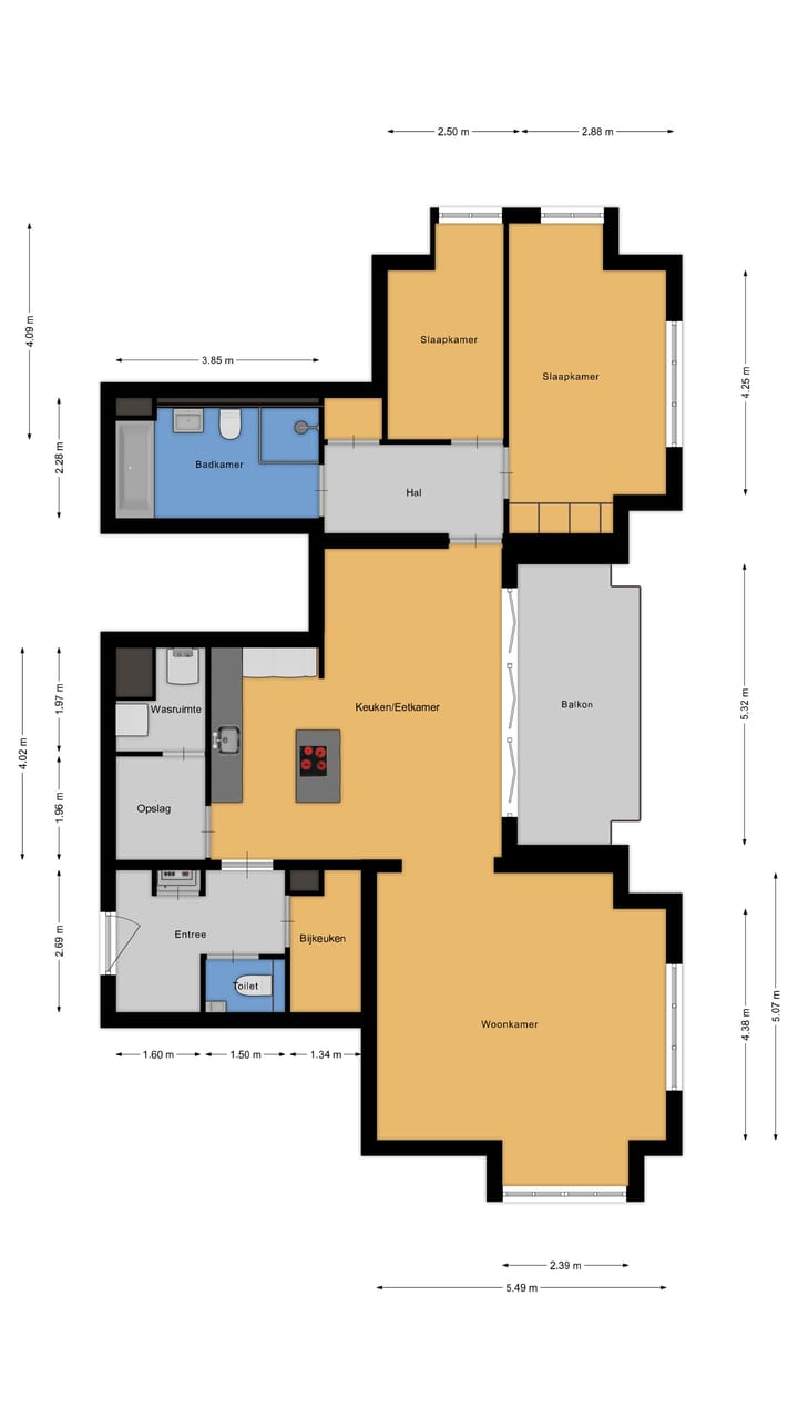 Appartement te koop: Fortlaan 33, Bussum