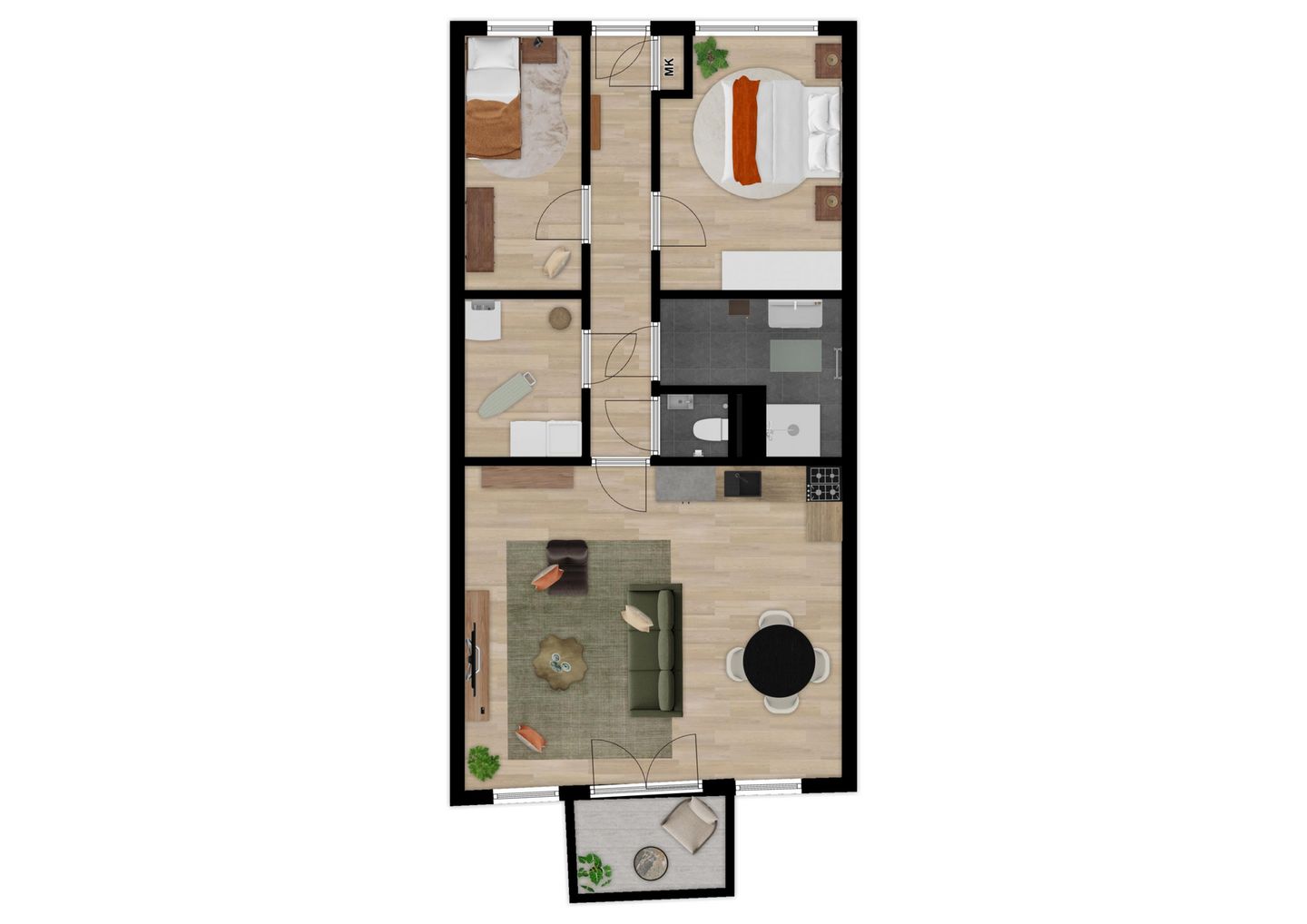 Photo 4 of Appartement (Bouwnr. 1.3)