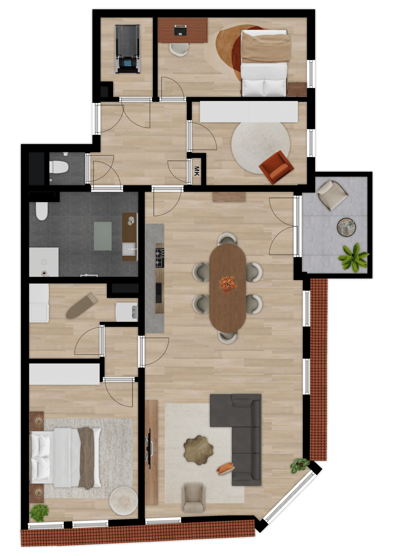 Photo 4 of Appartement (Bouwnr. 3.4)
