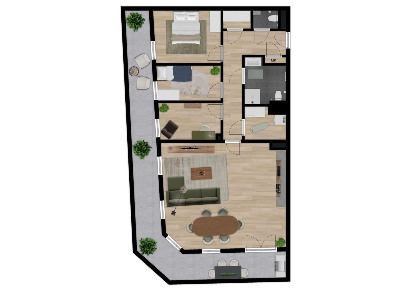 Photo 4 of Appartement (Bouwnr. 3.1)
