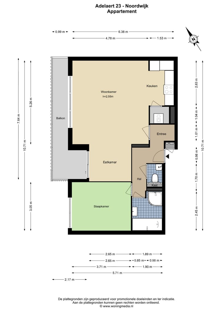 Appartement te koop: Adelaert 23, Noordwijk (Zh)