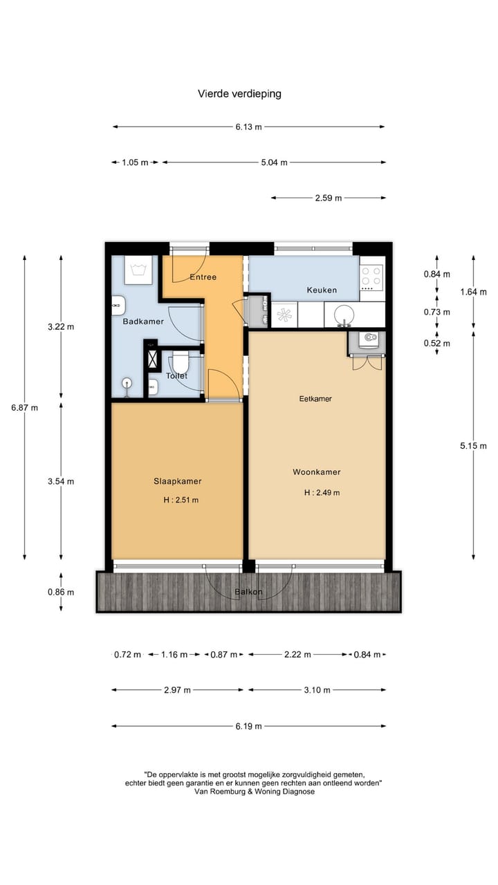 Studio te koop: Eerste Jan Steenstraat 75A, Amsterdam