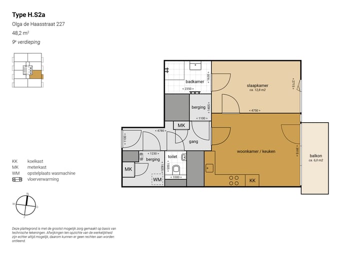 Appartement te huur: Olga de Haasstraat 227, Amsterdam