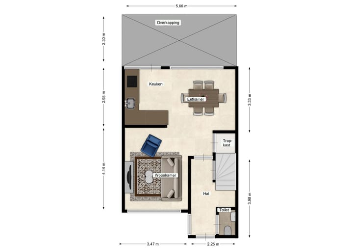 Tussenwoning te koop: Gouwestraat 15, Heerlen