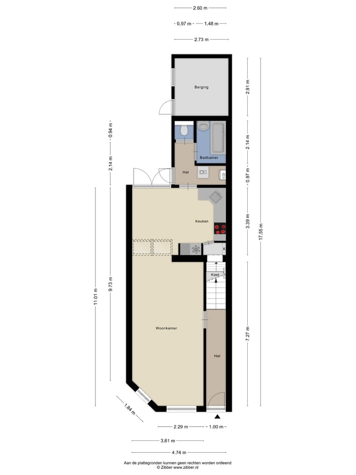 Tussenwoning te koop: Borneostraat 9, Tilburg