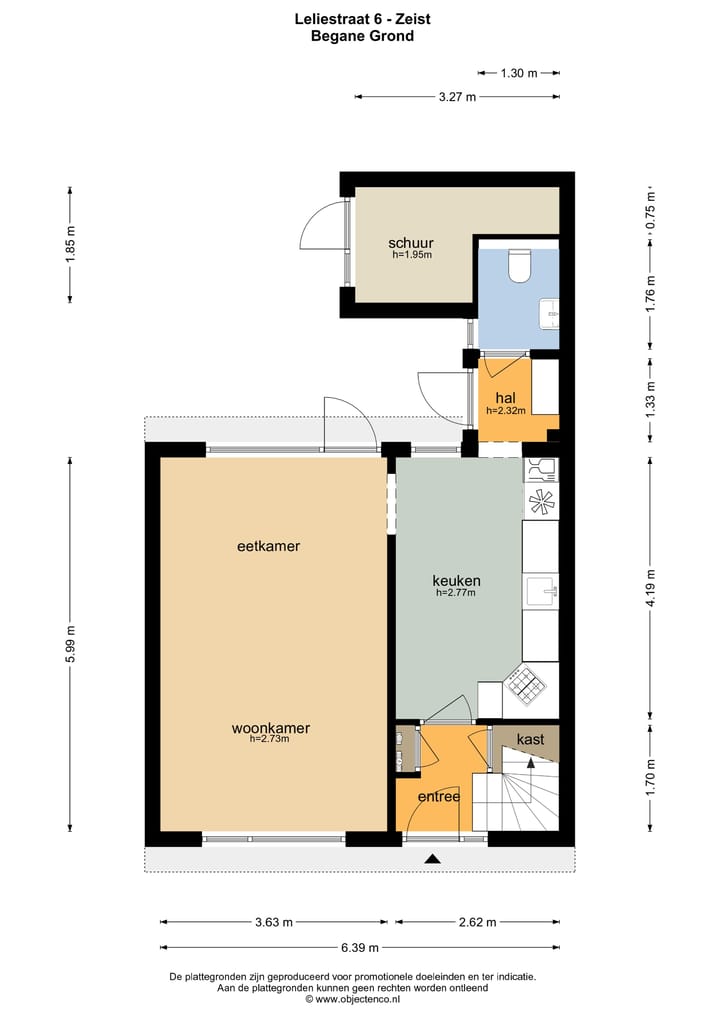 Tussenwoning te koop: Leliestraat 6, Zeist