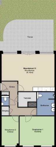 Appartement te huur: Waardstraat 11, Helmond