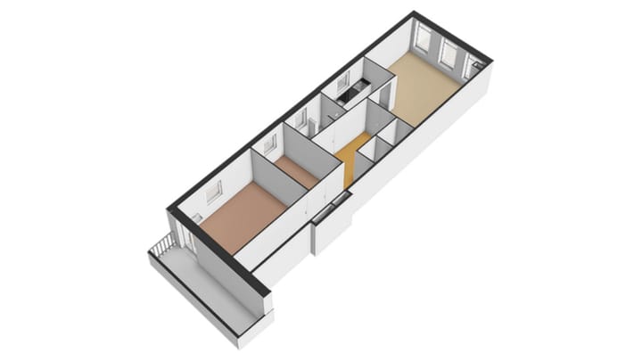 Appartement te koop: Mandjesstraat 1A, Zwolle