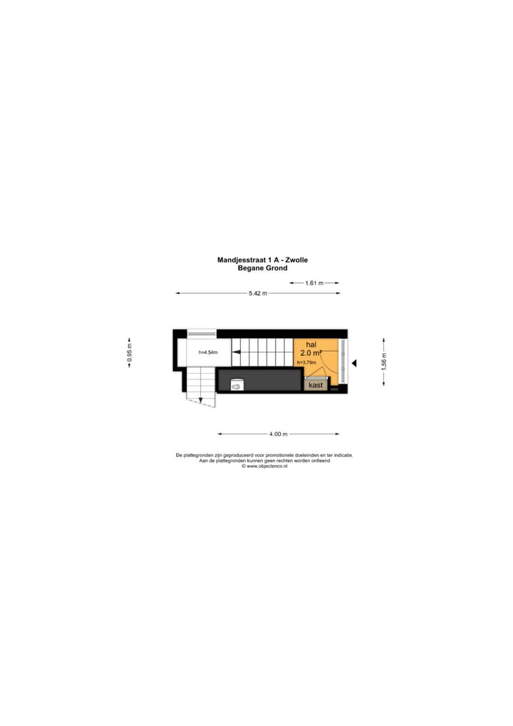 Appartement te koop: Mandjesstraat 1A, Zwolle