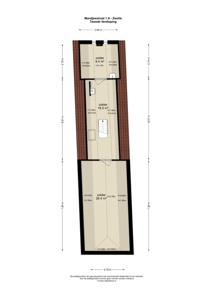 Appartement te koop: Mandjesstraat 1A, Zwolle