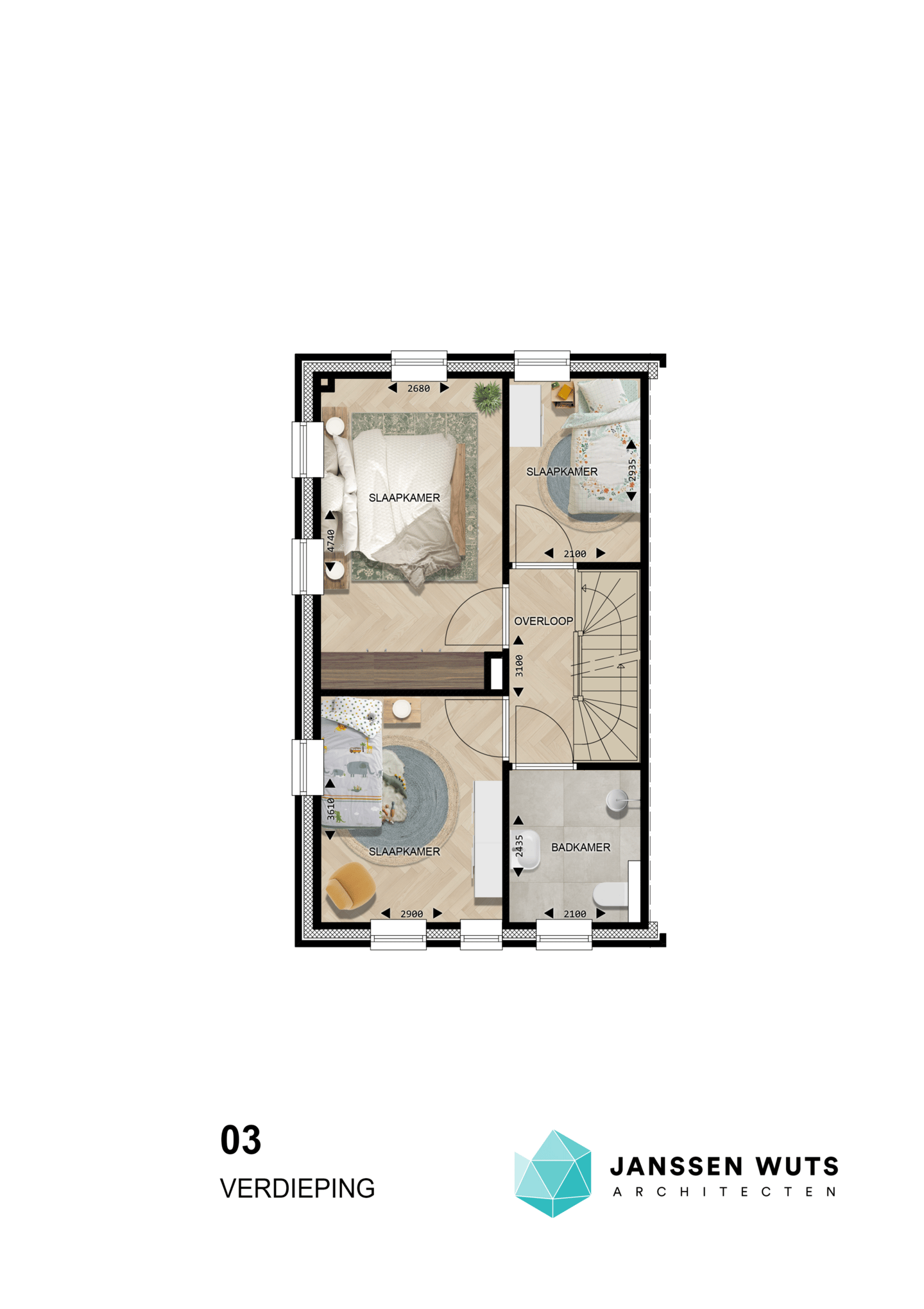 Foto 10 van Klapstraat 2-onder-1-kapwoningen