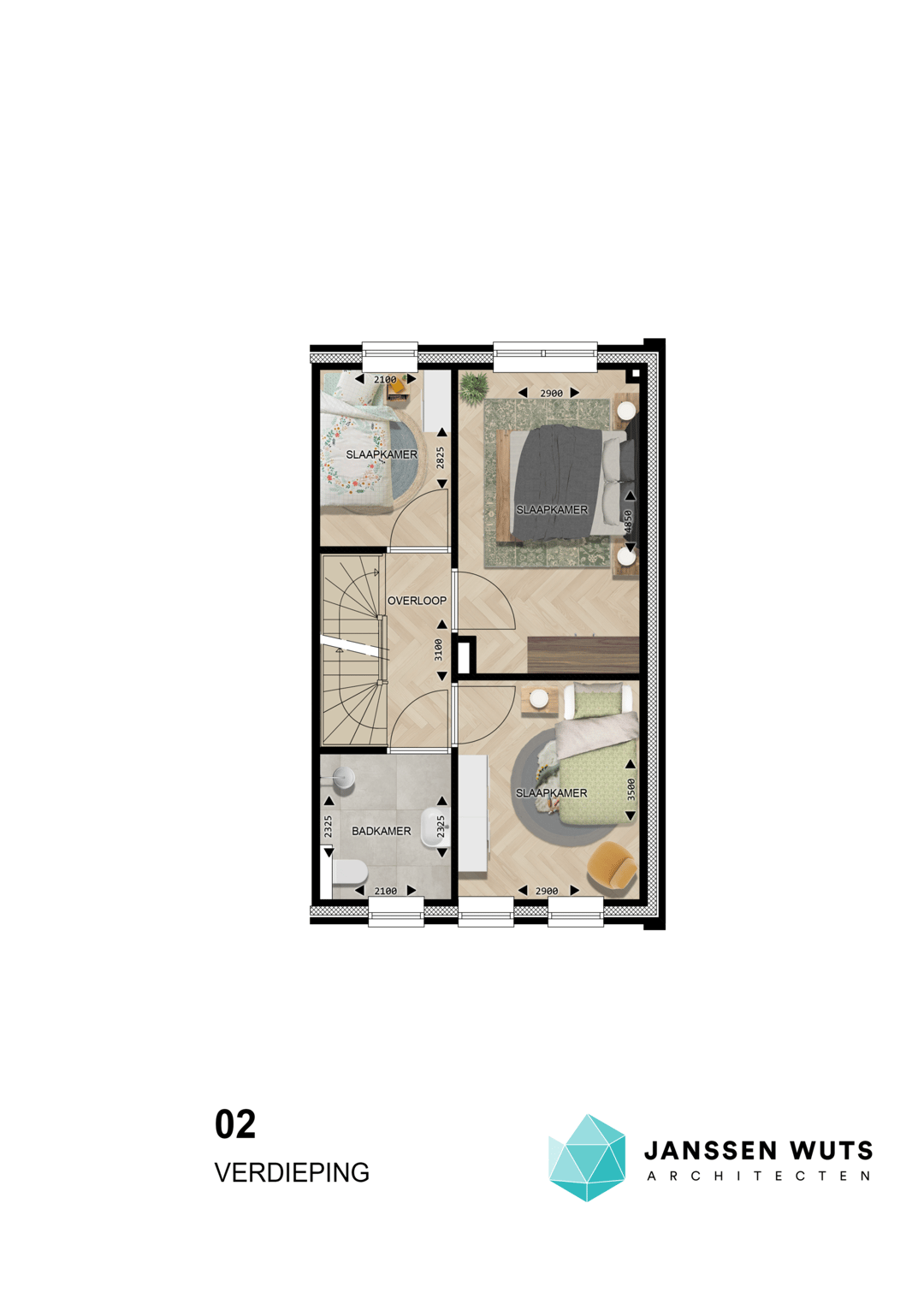 Foto 7 van Klapstraat 2-onder-1-kapwoningen