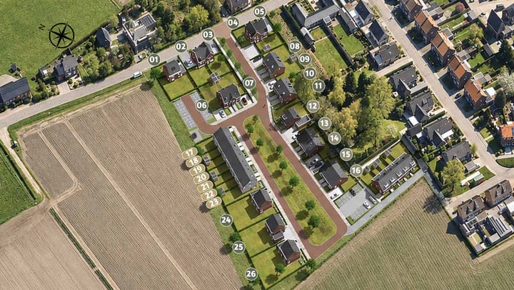 Foto 2 van Klapstraat 2-onder-1-kapwoningen