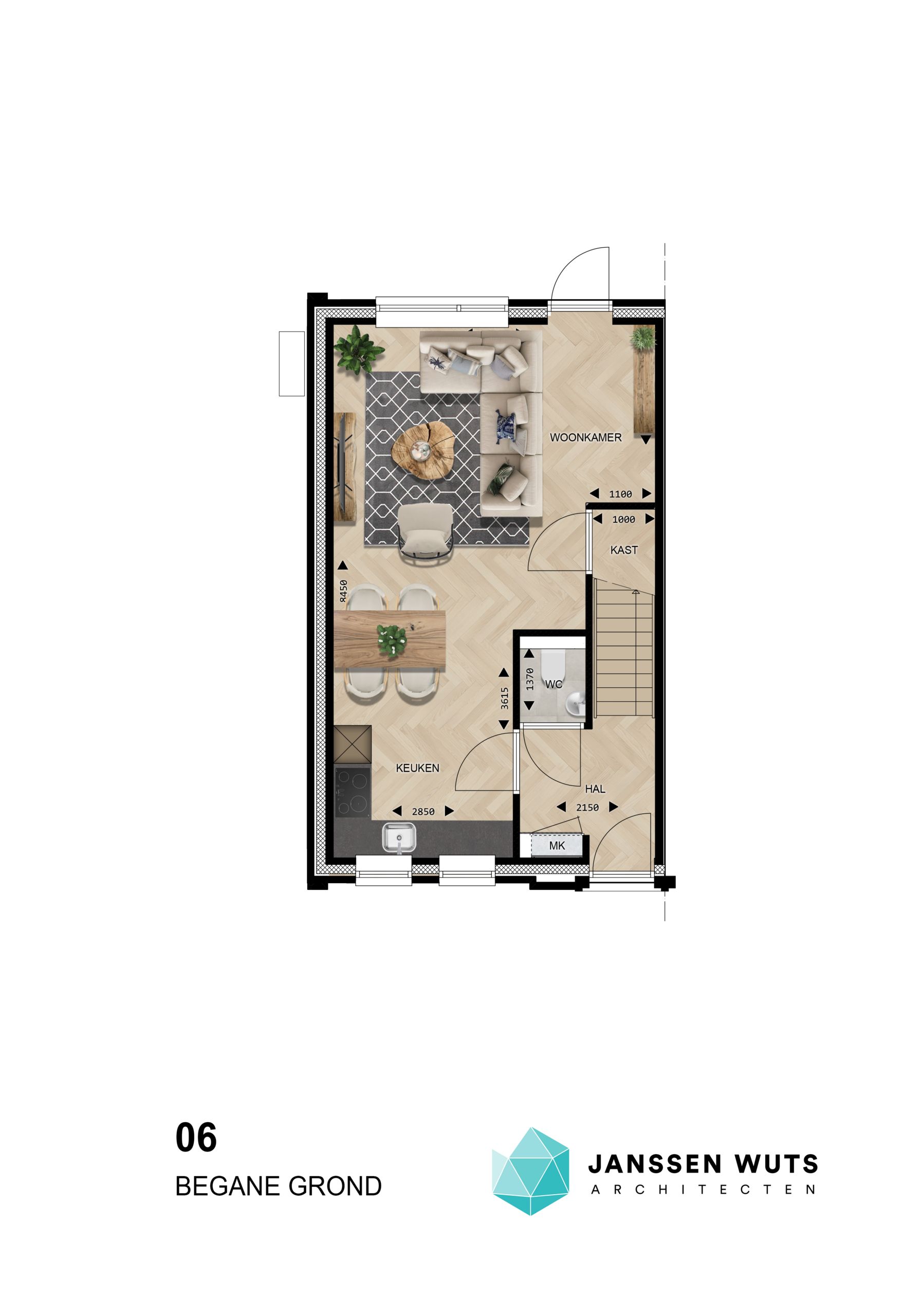 Foto 18 van Klapstraat 2-onder-1-kapwoningen