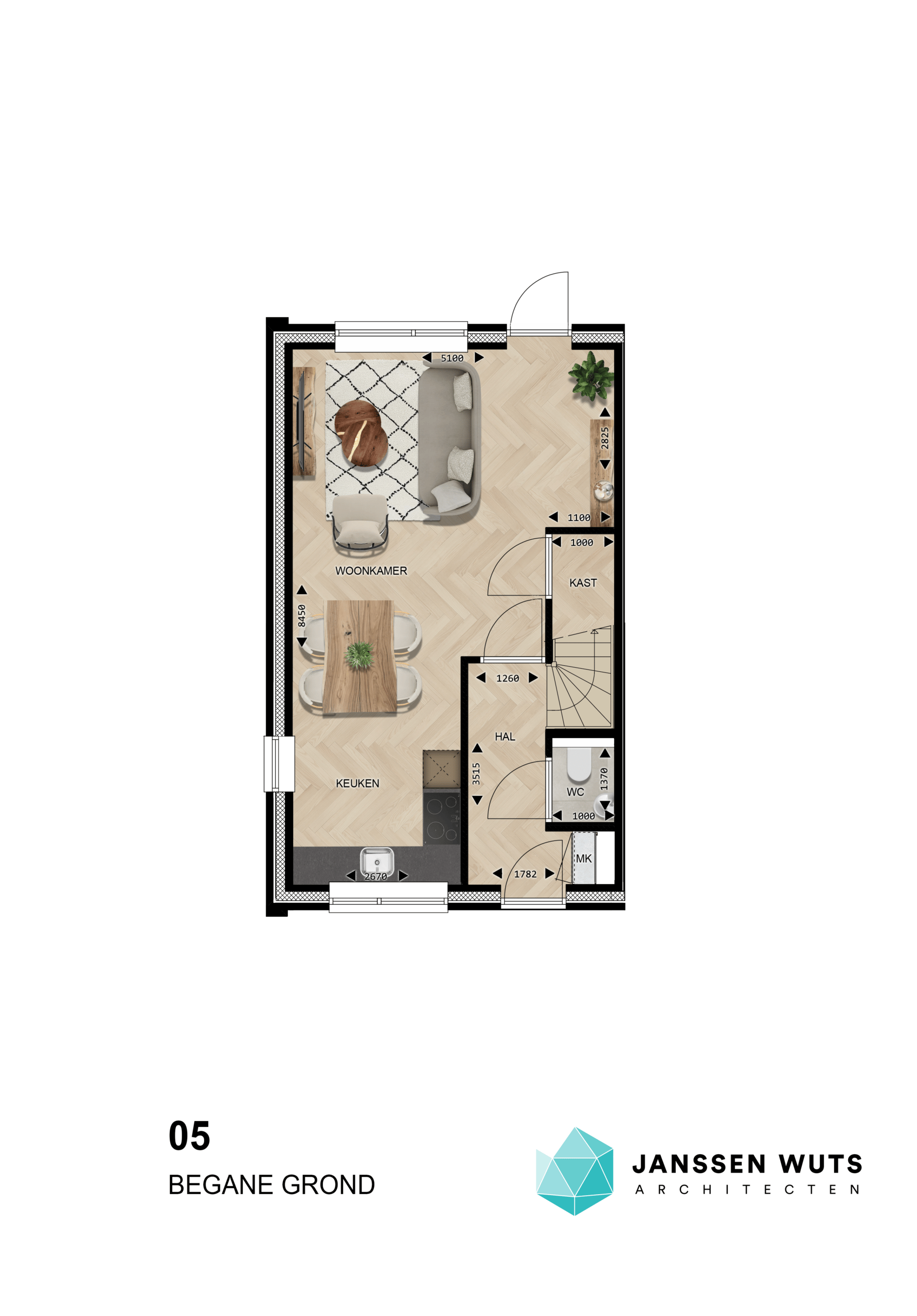 Foto 15 van Klapstraat 2-onder-1-kapwoningen