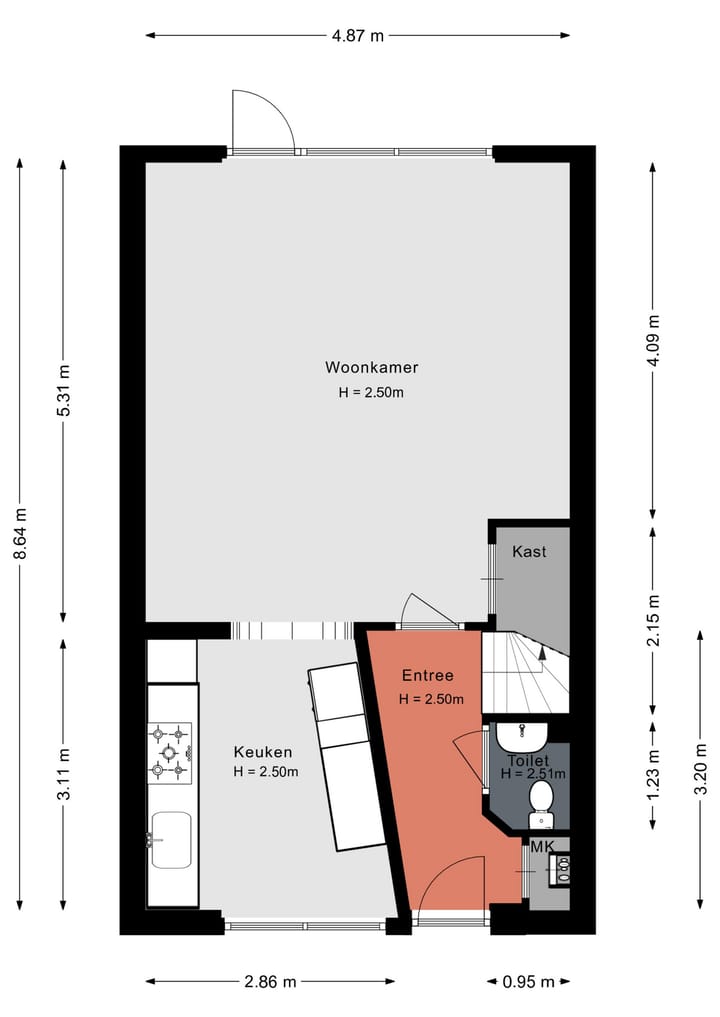 Tussenwoning te koop: Gangboord 108, Amersfoort