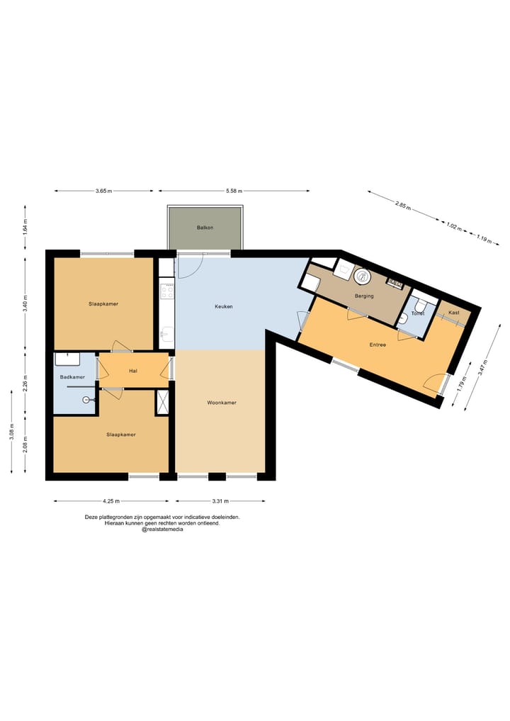 Appartement te koop: Kolonel Millerstraat 62B01, Maastricht