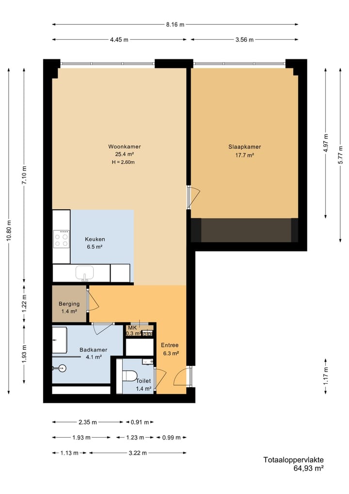 Appartement te huur: Akerkhof 43B, Groningen