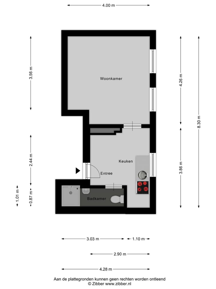 Studio te koop: Driekoningendwarsstraat 60-3, Arnhem