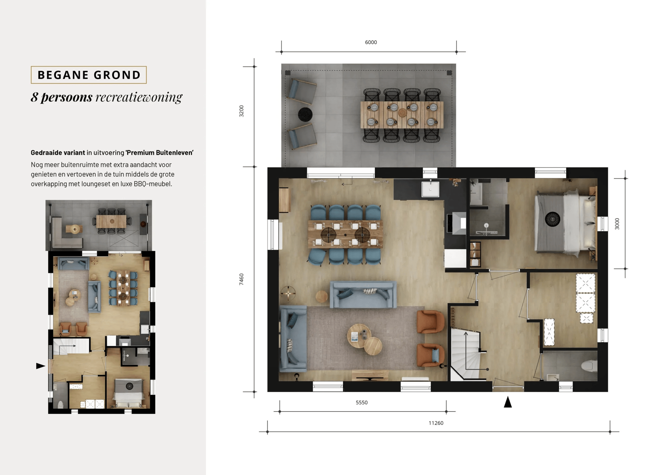 Foto 9 van 8 Persoons Recreatiewoningen (Bouwnr. 255)