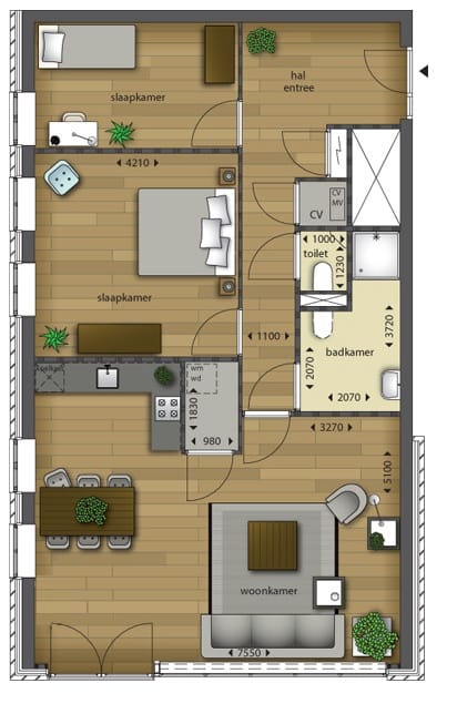 Appartement te huur: Maashaven 206, Roermond
