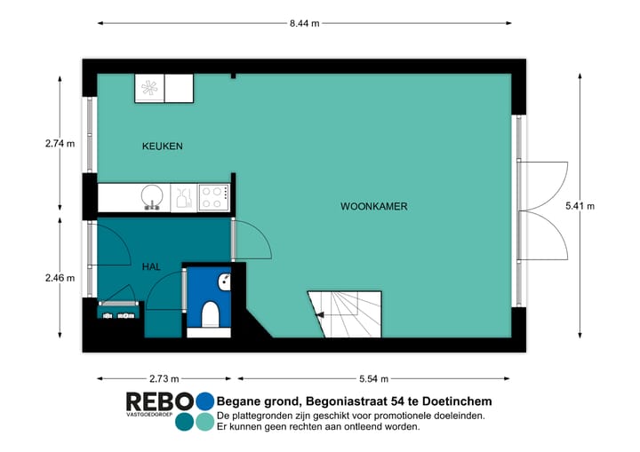 Tussenwoning te koop: Begoniastraat 54, Doetinchem