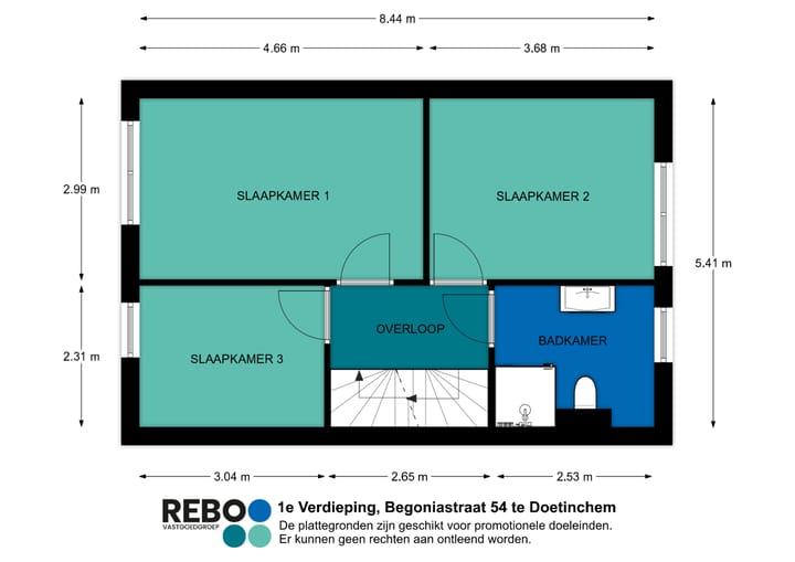 Tussenwoning te koop: Begoniastraat 54, Doetinchem