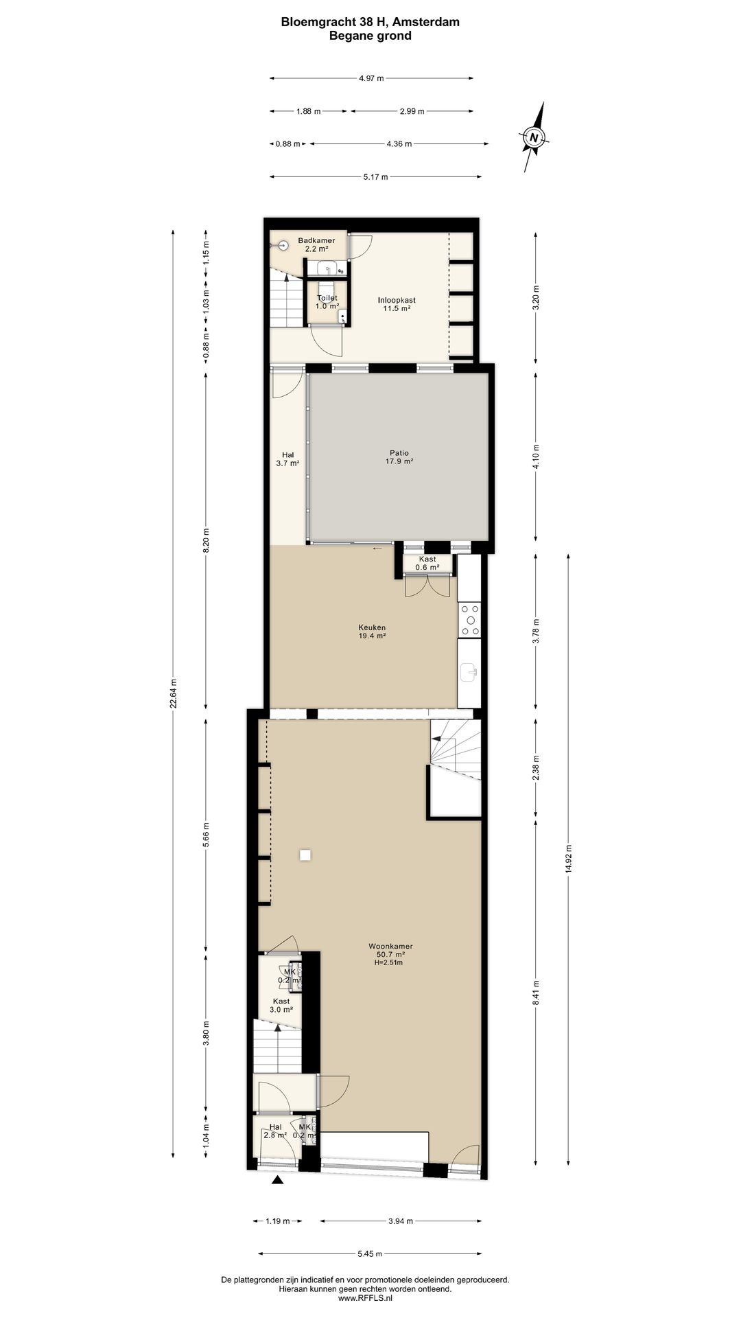 Foto 47 van Bloemgracht 38-H