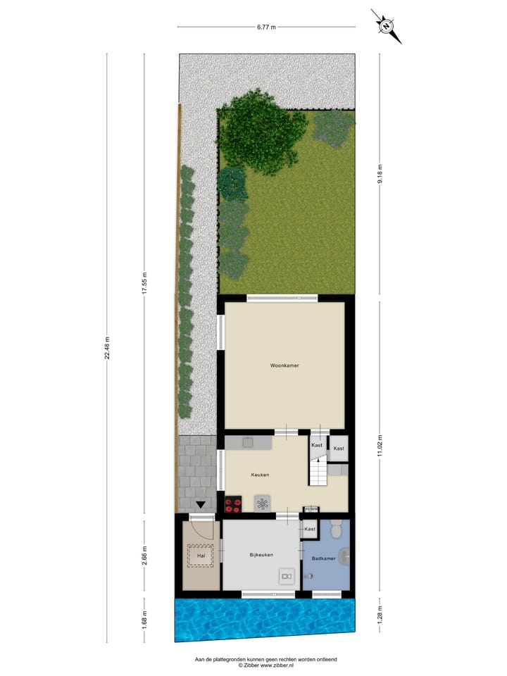Twee-onder-één-kap te koop: Uiterweg 350-352, Aalsmeer
