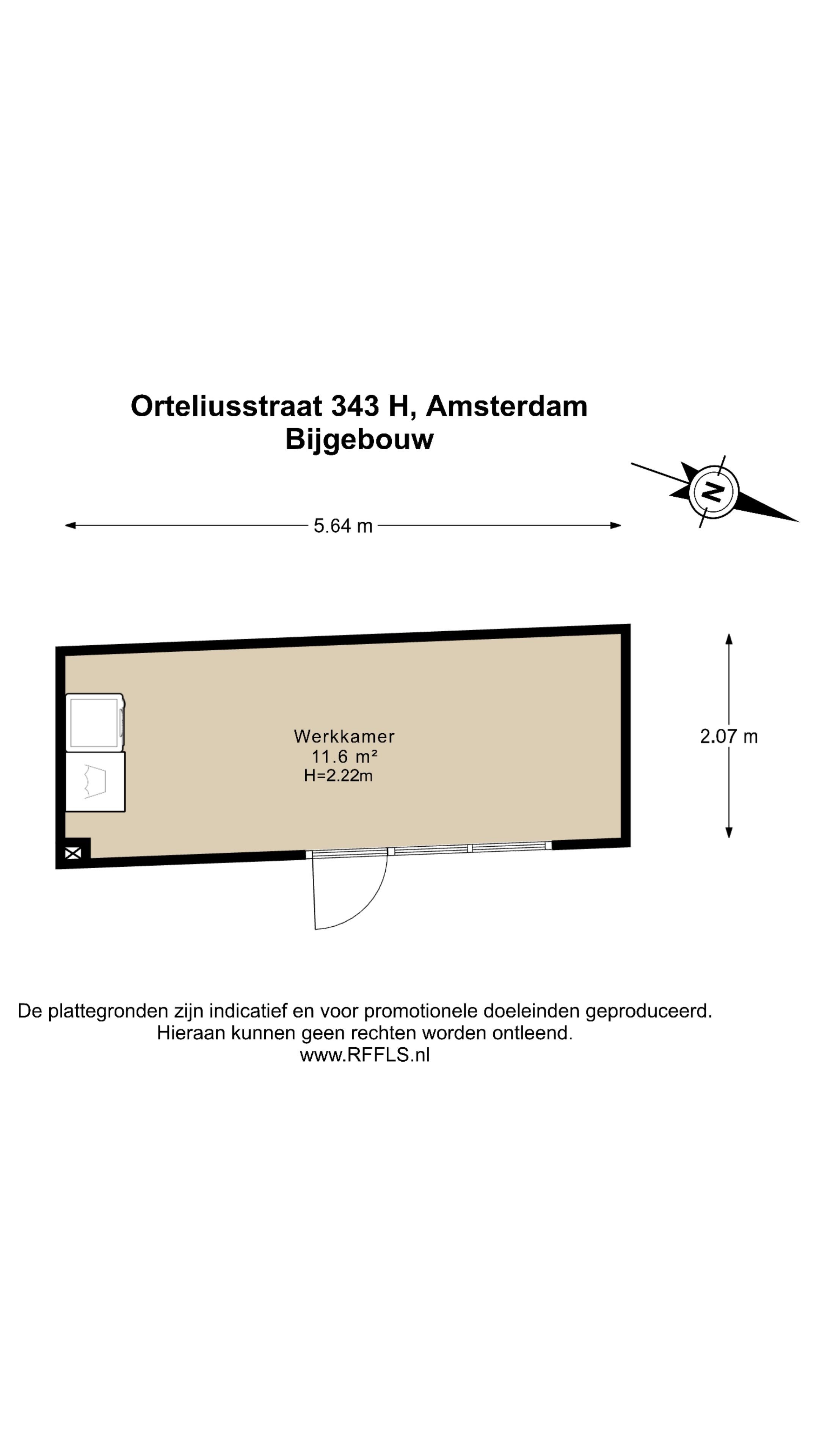 Foto 27 van Orteliusstraat 343-H