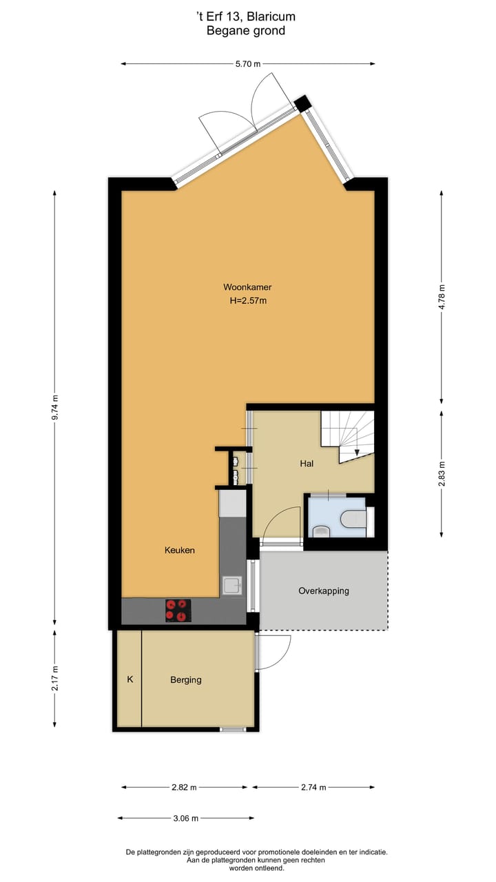 Tussenwoning te koop: 't Erf 13, Blaricum
