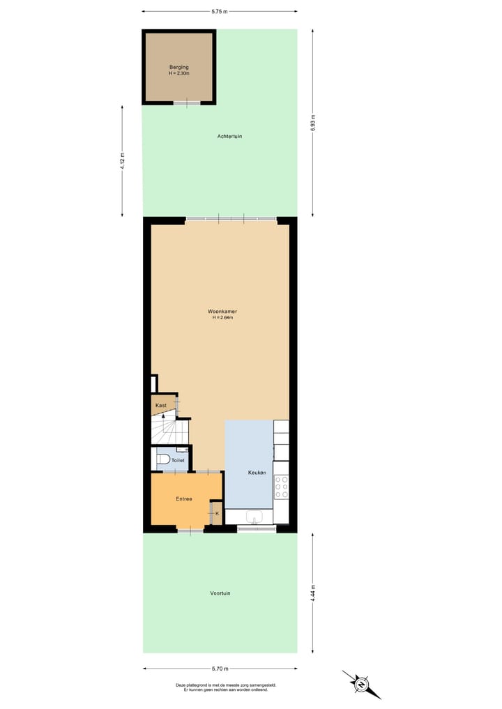 Tussenwoning te koop: Slagenland 13, Assendelft