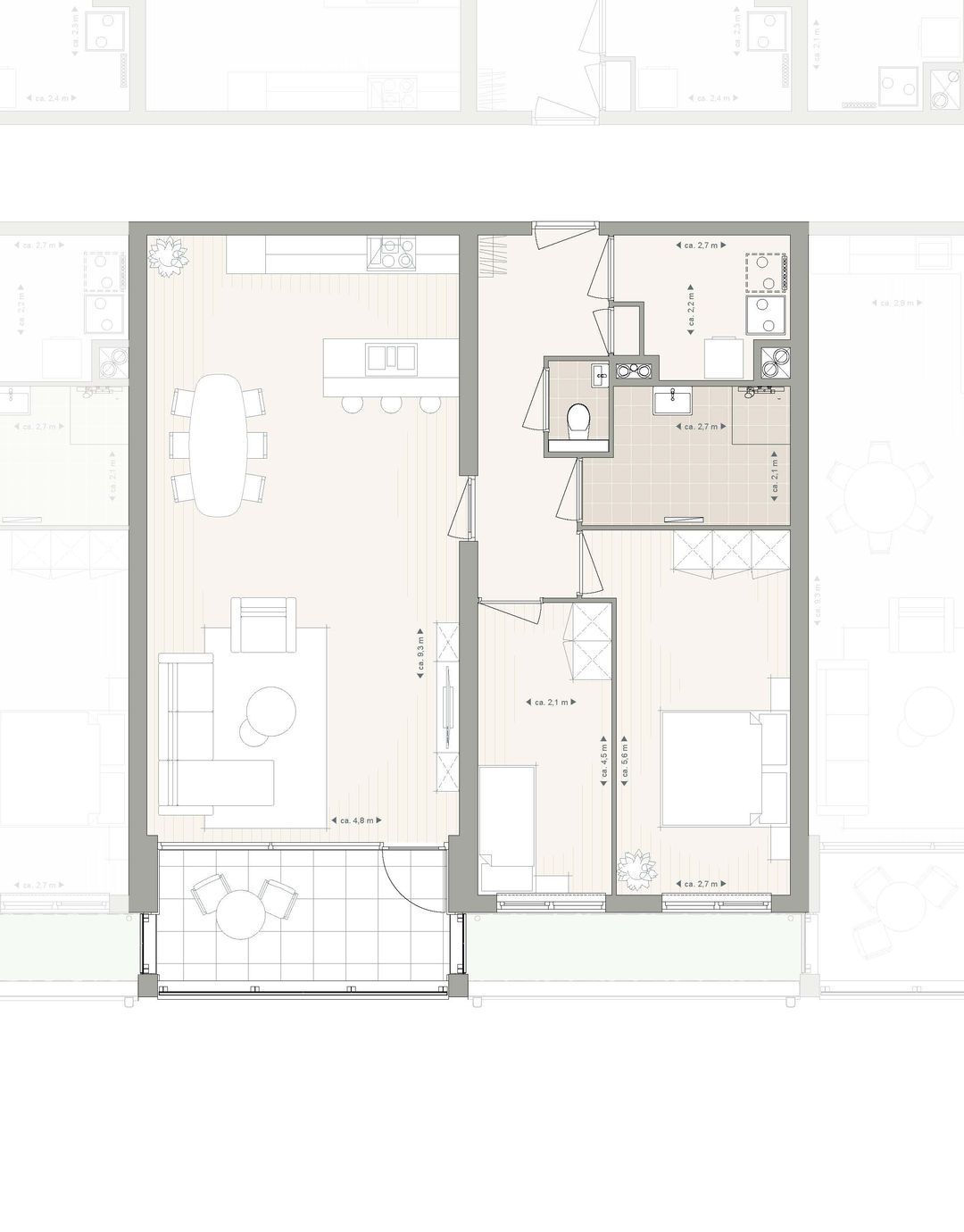 Photo 8 of 3- kamer appartement (Bouwnr. A07)