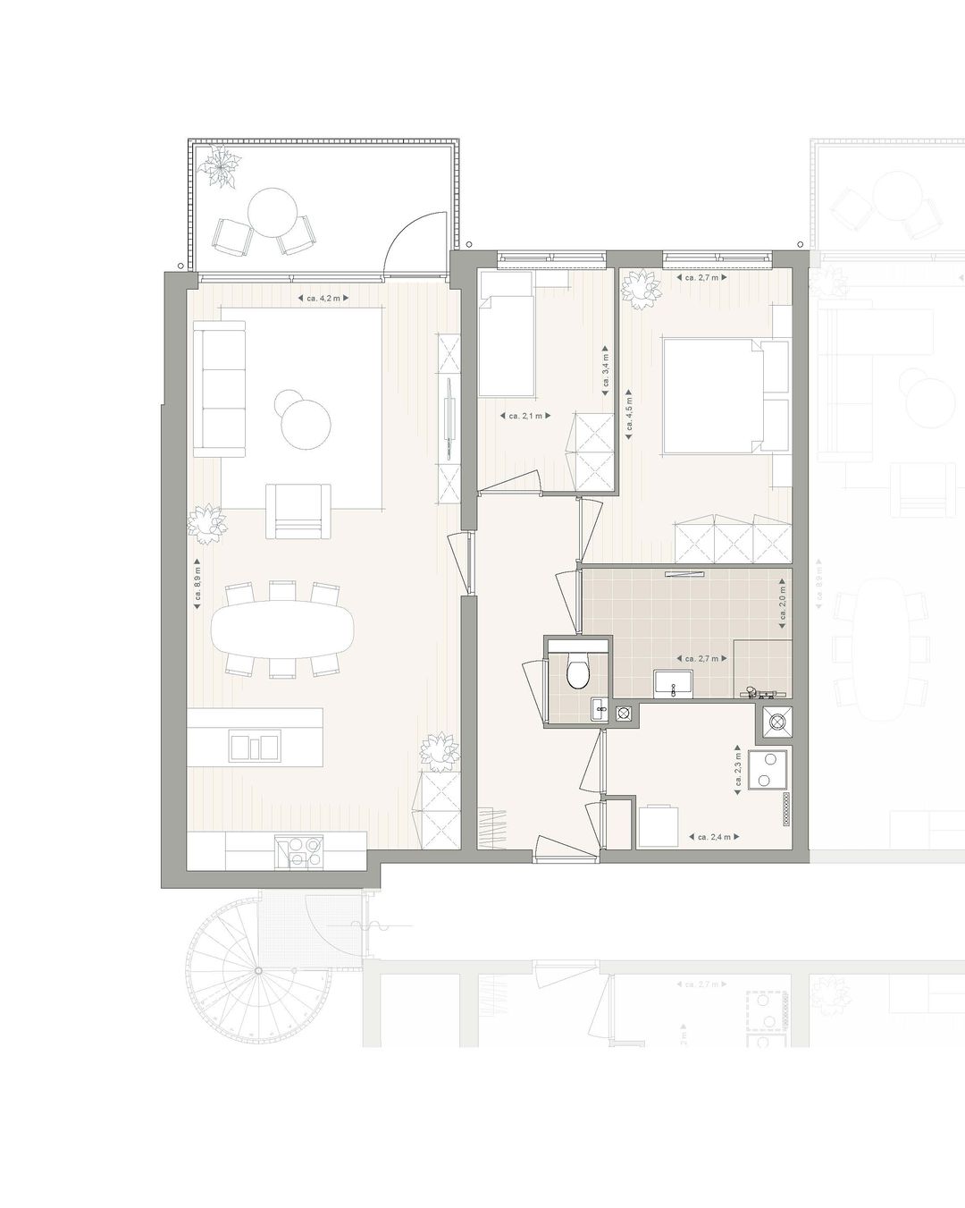 Photo 8 of 3- kamer appartement (Bouwnr. A09)