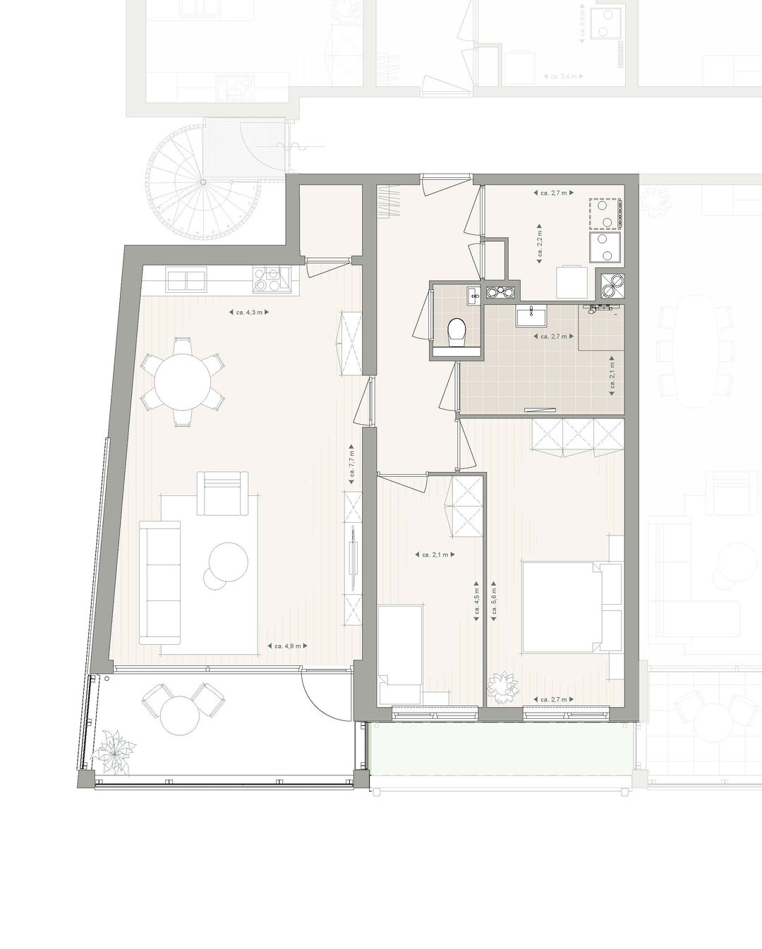 Photo 8 of 3- kamer appartement (Bouwnr. A06)
