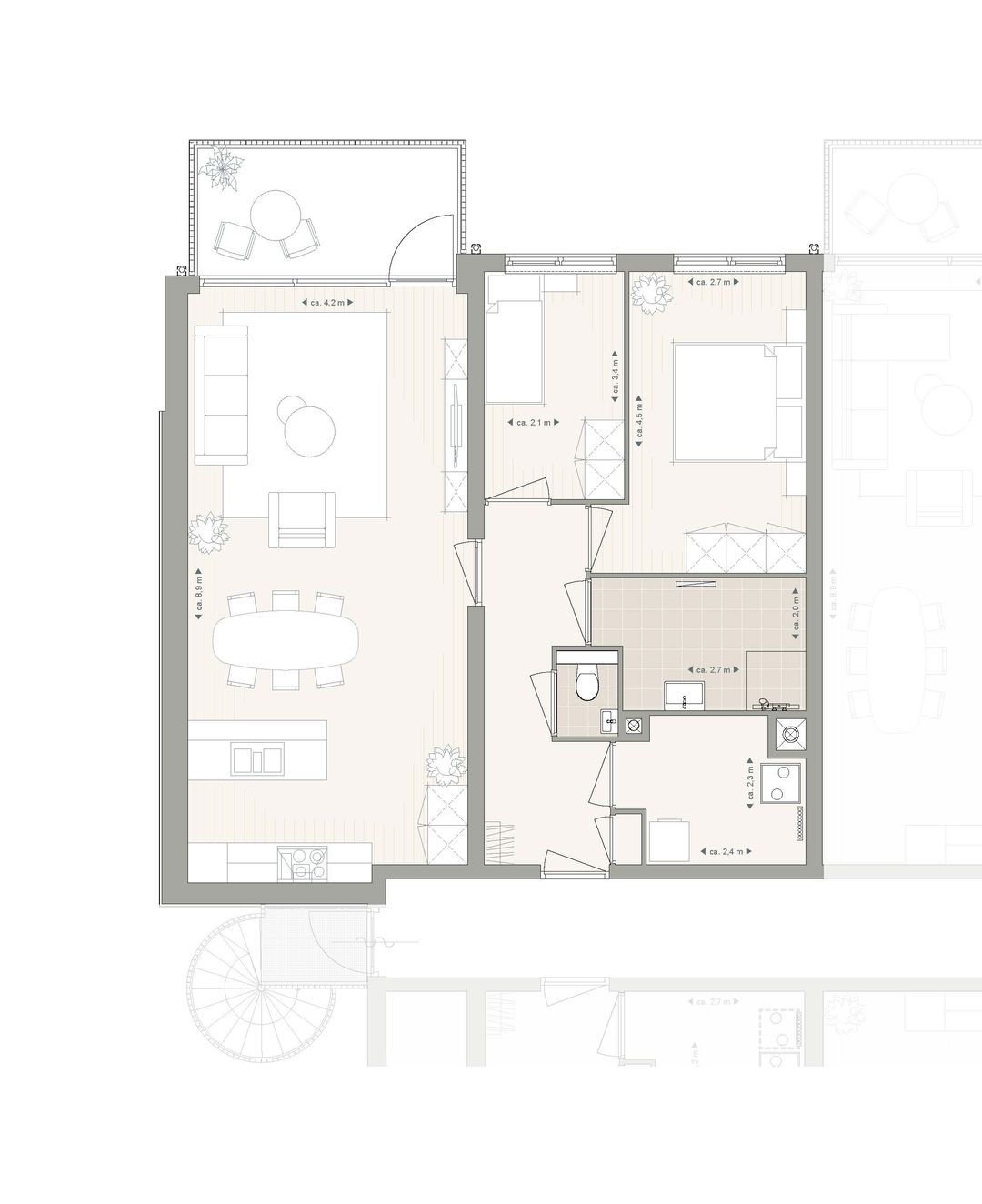 Photo 8 of 3- kamer appartement (Bouwnr. A21)