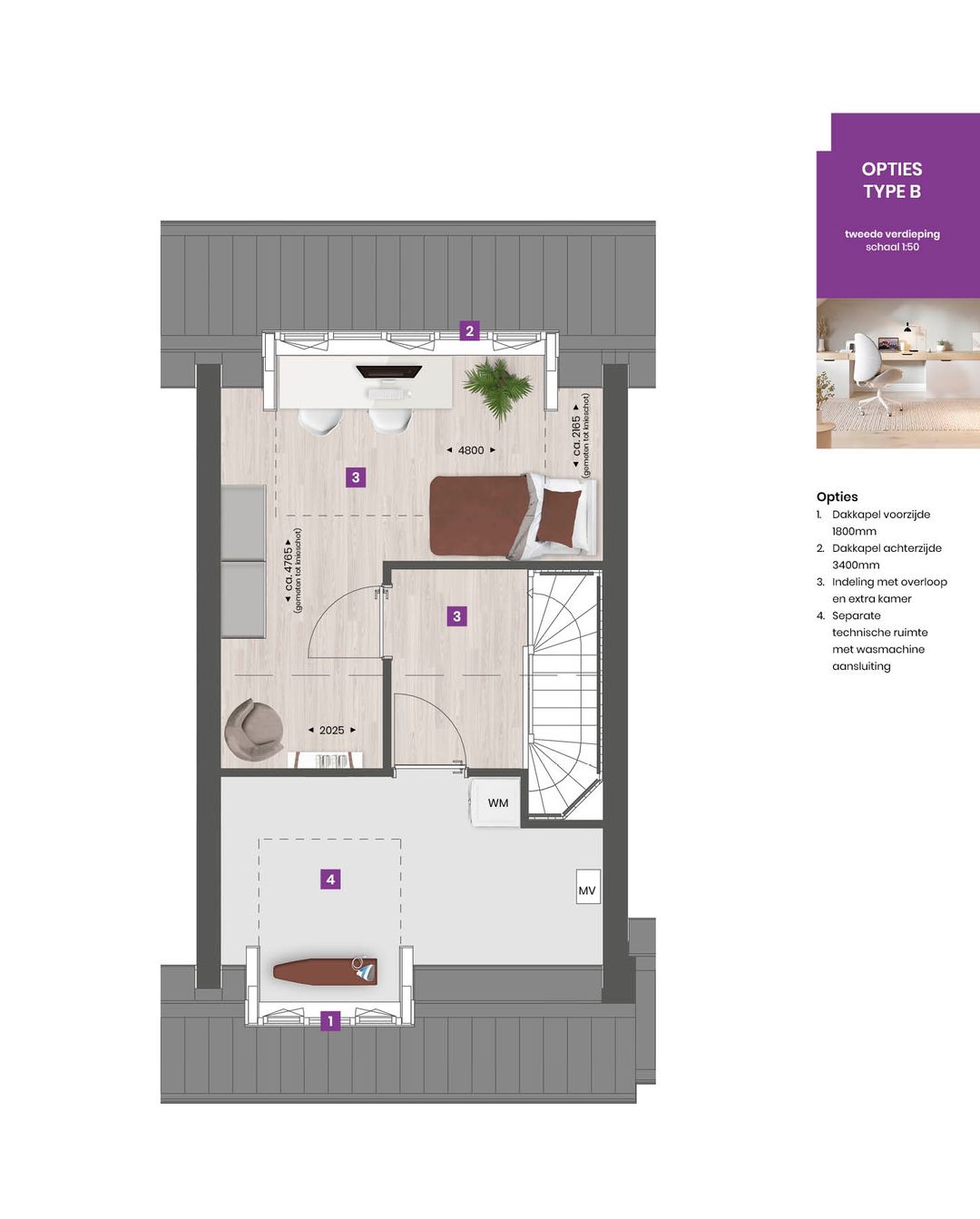 Photo 13 of Tussenwoning TYPE B (Bouwnr. 10)