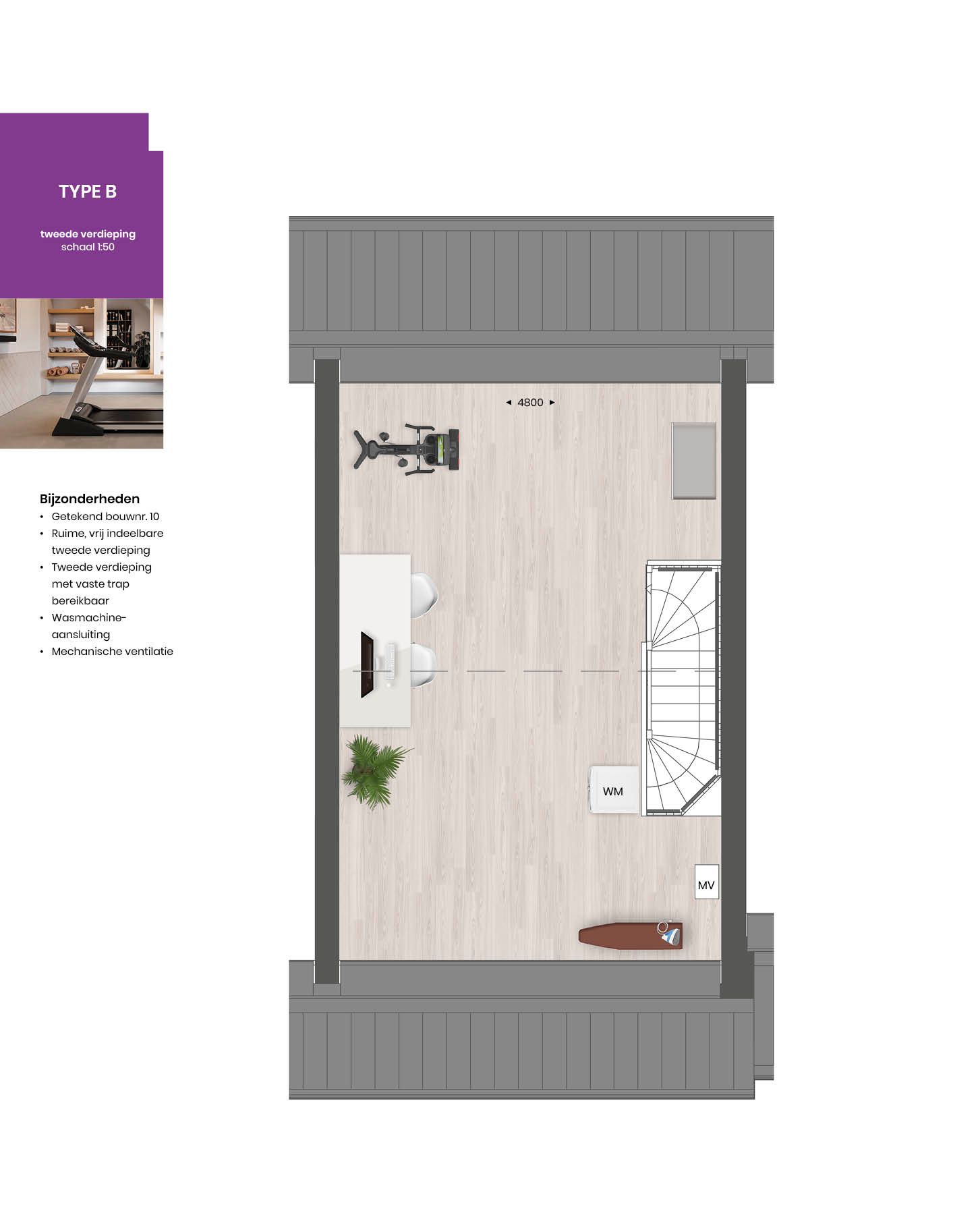 Photo 12 of Tussenwoning TYPE B (Bouwnr. 10)