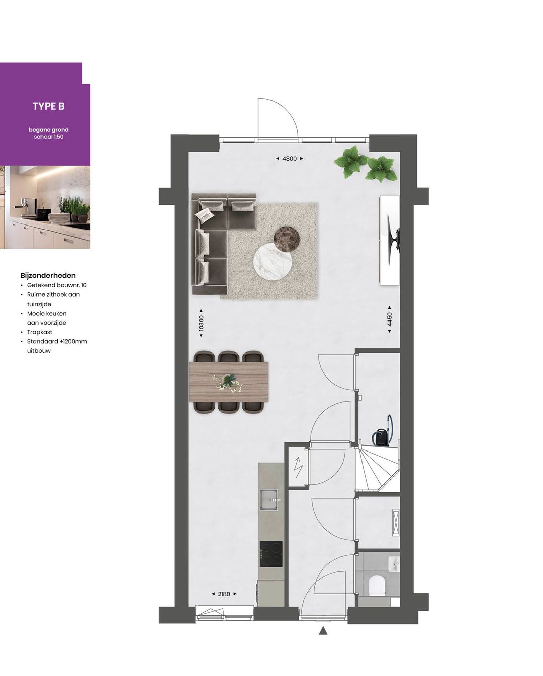 Photo 8 of Tussenwoning TYPE B (Bouwnr. 10)