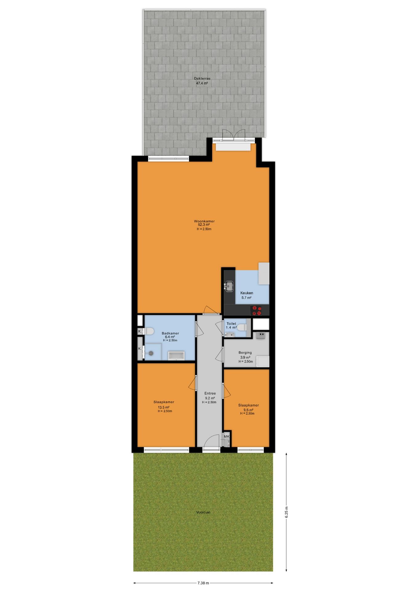 Foto 40 van Huis te Landelaan 424-F104